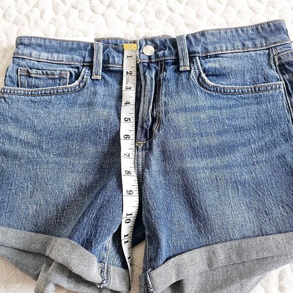 NEW Joe's Jeans denim shorts rolled hem stretch 27 Burden - Picture 4 of 9